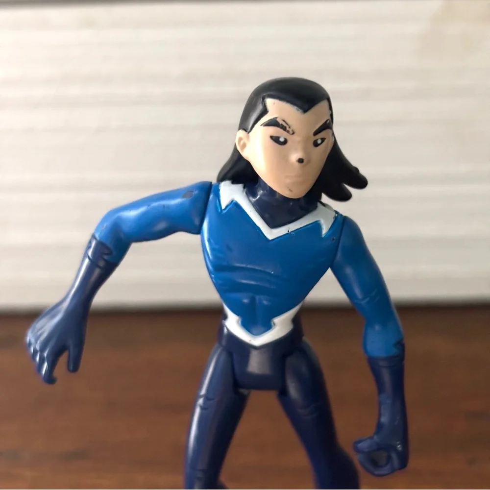 DC Comics Teen Titans Aqualad Action Figure 3.5” 2004 Bandai Cartoon Network